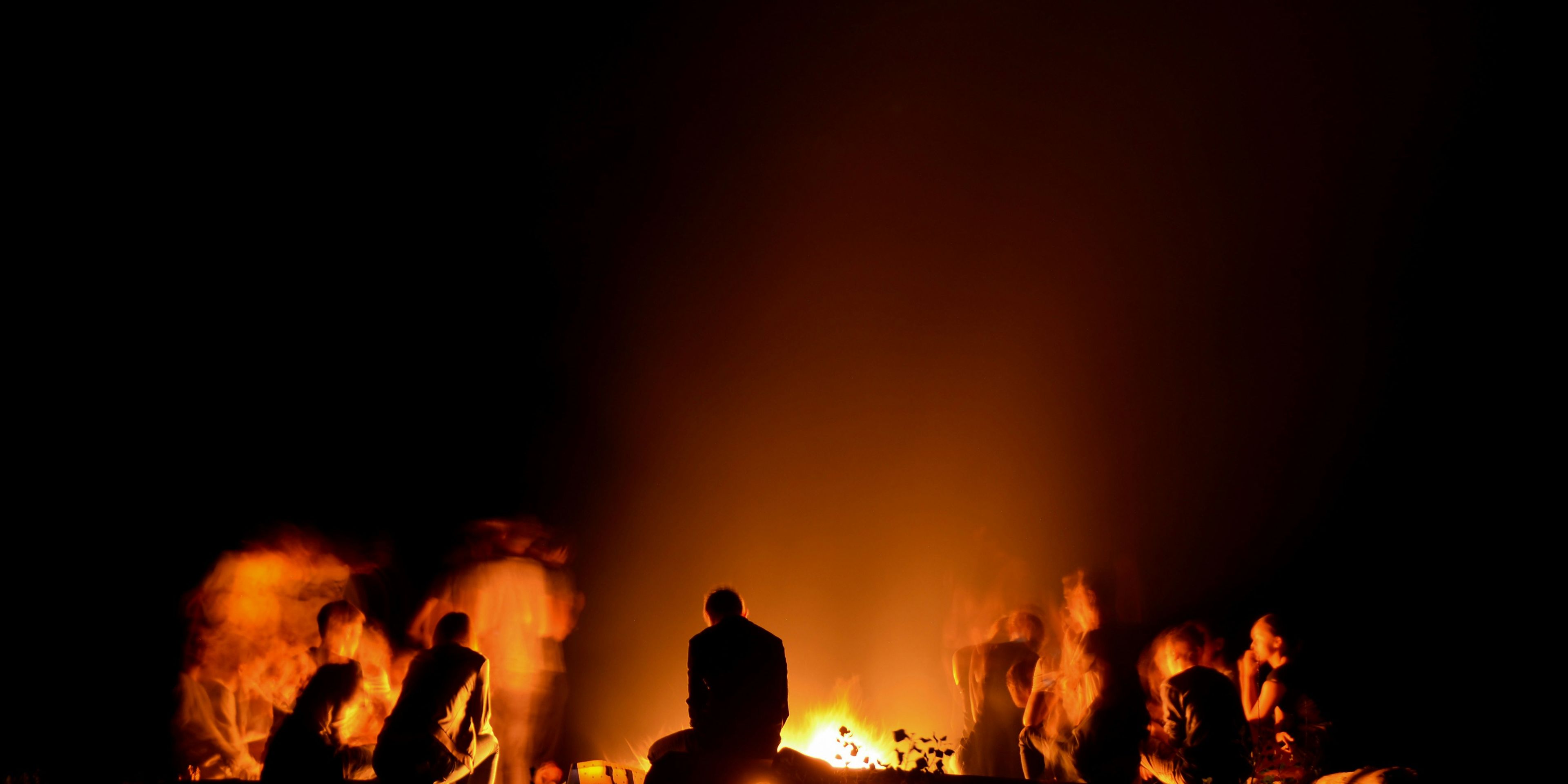 I was making pictures from my friends at the campfire, and this one guy sat still for a good couple of seconds even though I didn’t ask anything.