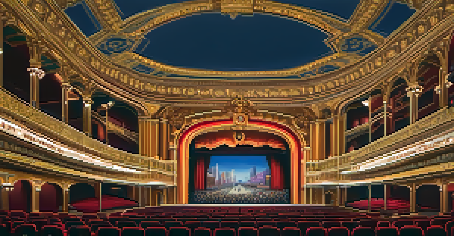 The ornate interior of the Orpheum Theatre filled with a crowd enjoying a live performance.