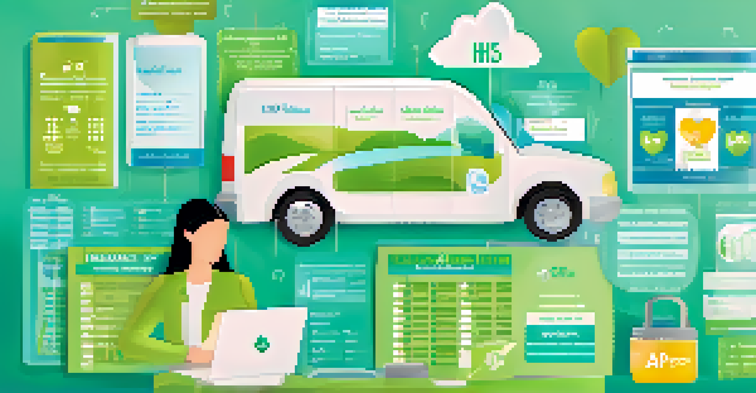 An illustration showing different health insurance plans in Phoenix, including icons for HMO, PPO, and EPO.