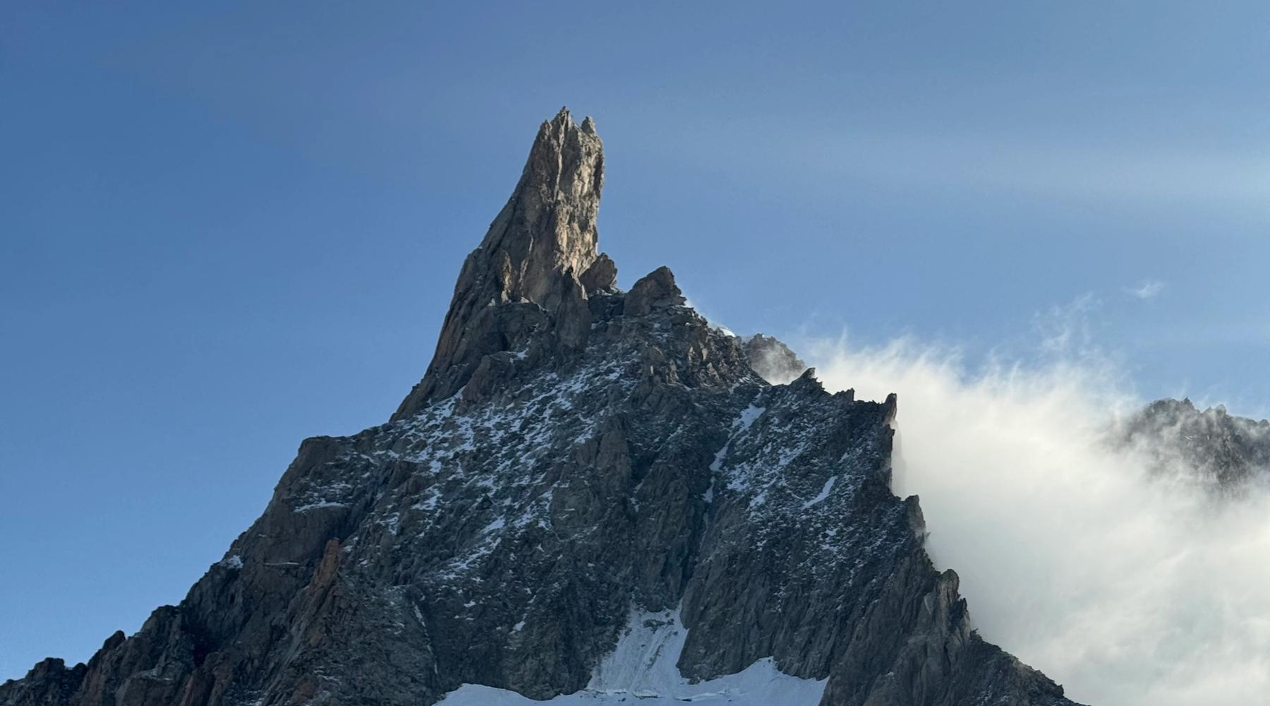 Dente del Gigante 4013m - Via Normale