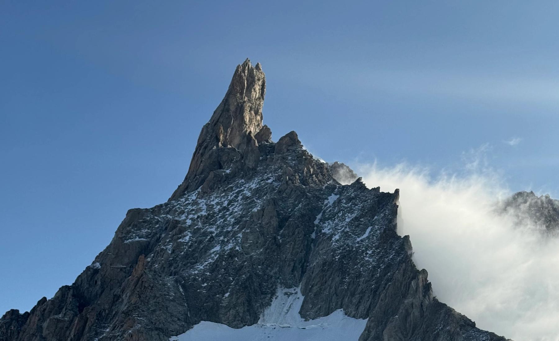 Dente del Gigante 4013m - Via Normale