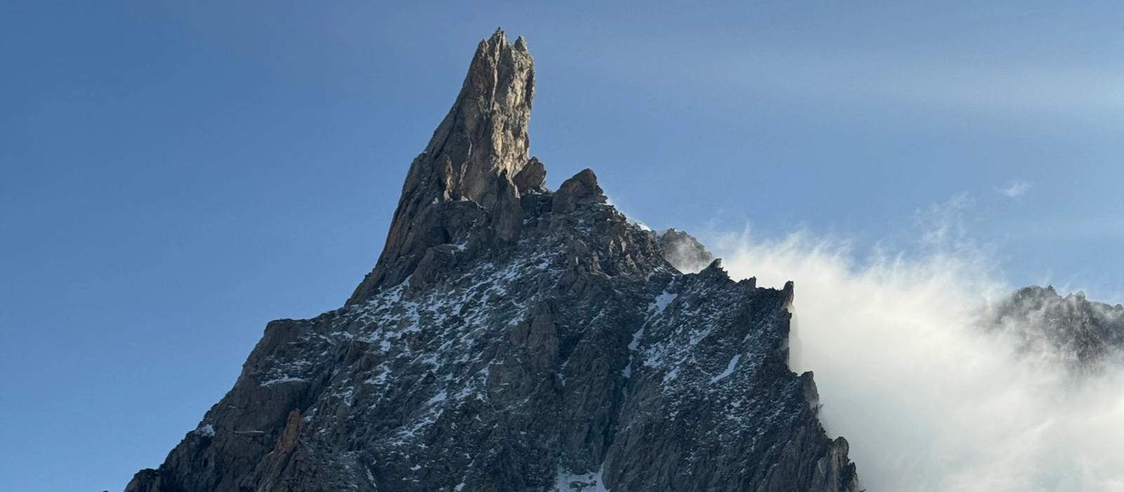 Dente del Gigante 4013m - Via Normale