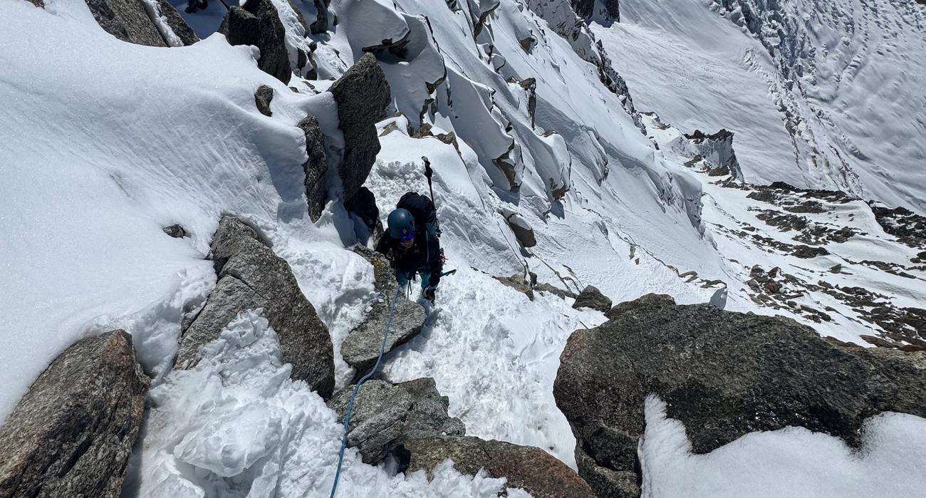 Aig. du Midi 3842m - Arête des Cosmiques