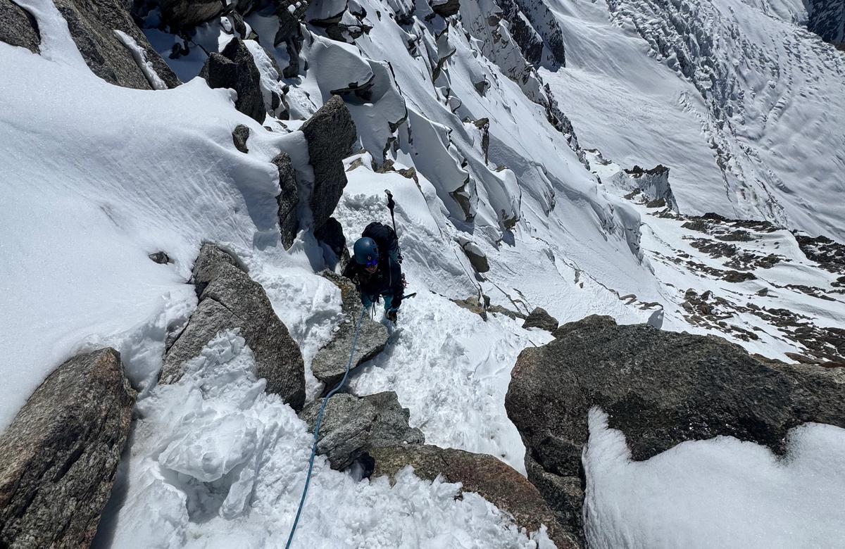 Aig. du Midi 3842m - Arête des Cosmiques