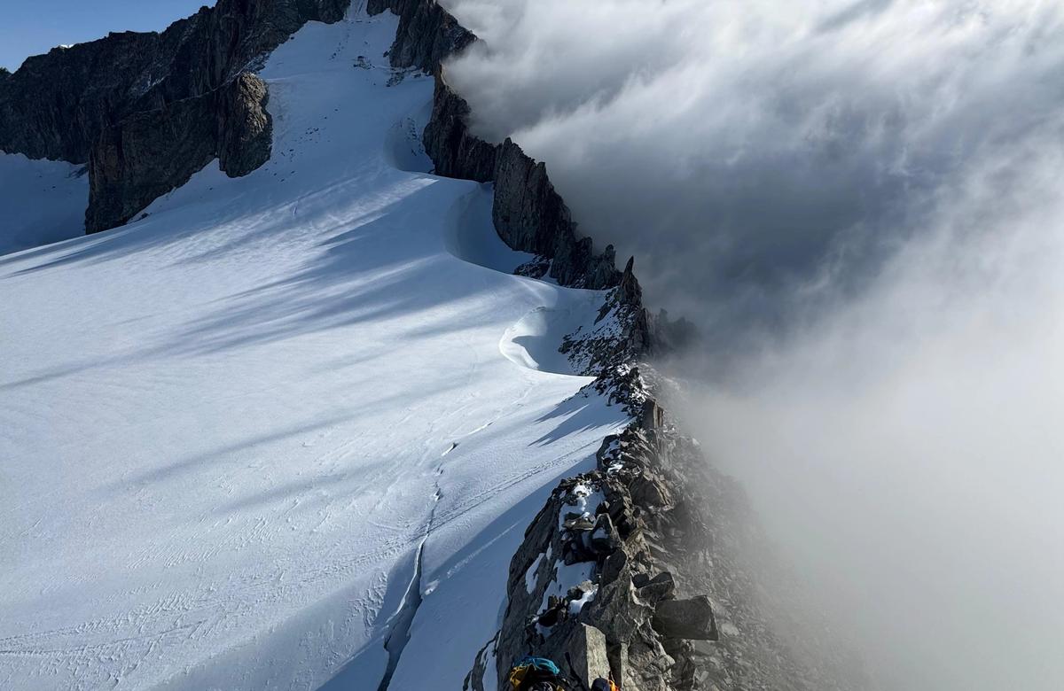 Dente del Gigante 4013m - Via Normale
