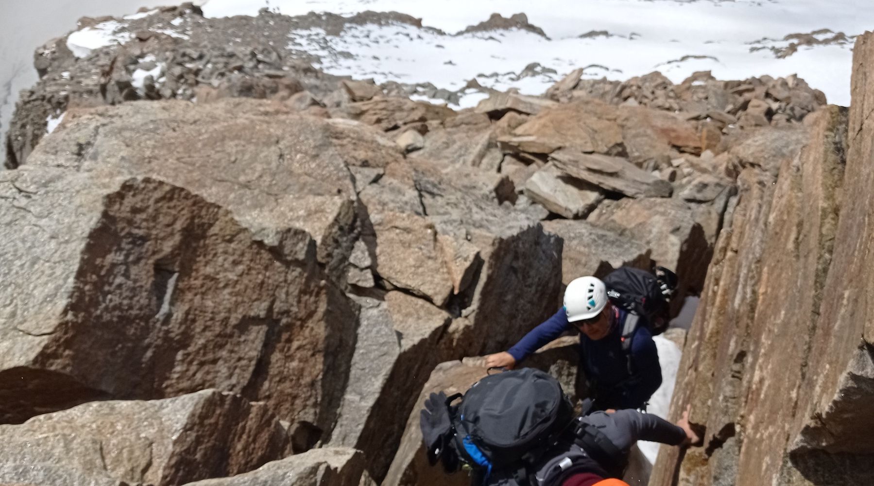 Punta Giordani 4046m - Cresta del Soldato