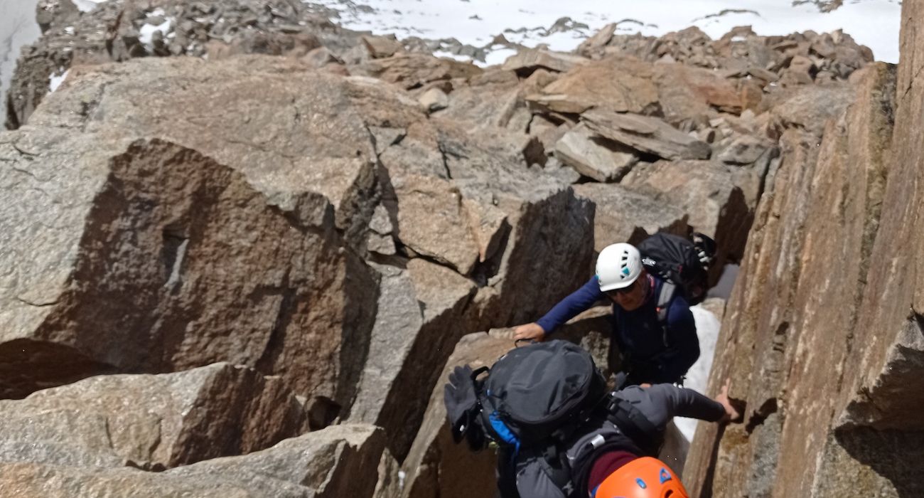 Punta Giordani 4046m - Cresta del Soldato