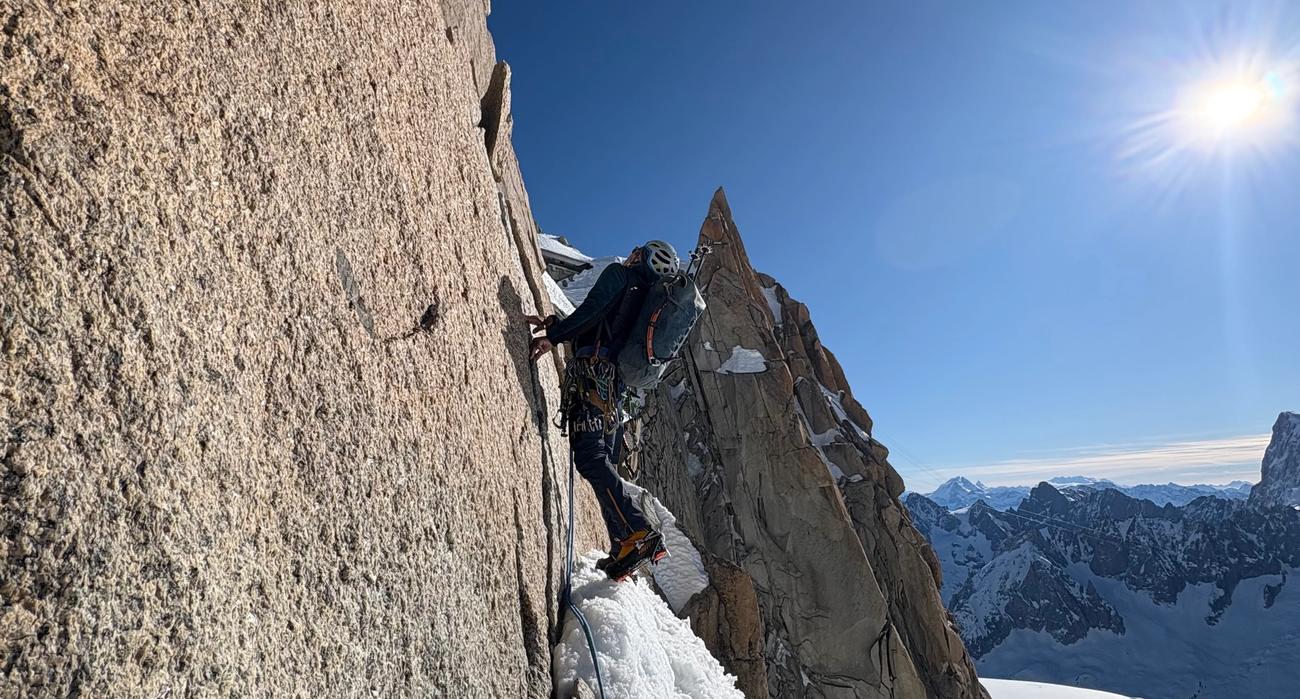 Aig. du Midi 3842m - Arête des Cosmiques
