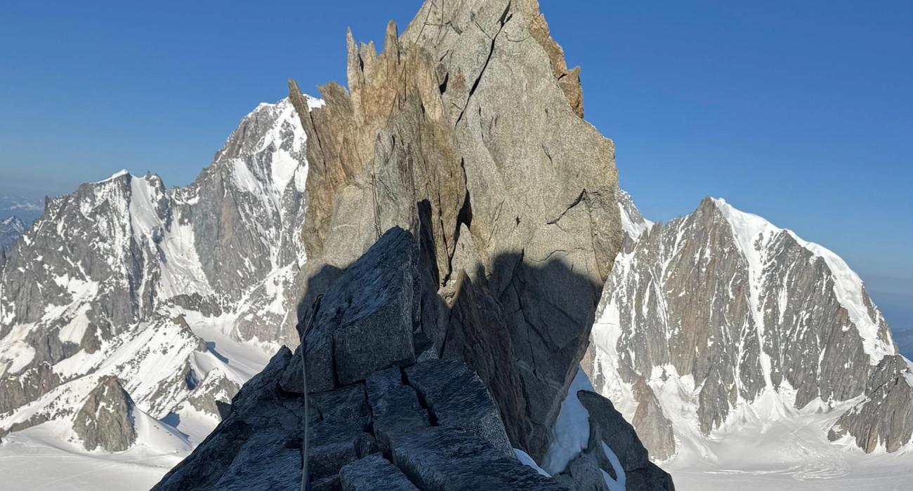 Dente del Gigante 4013m - Via Normale