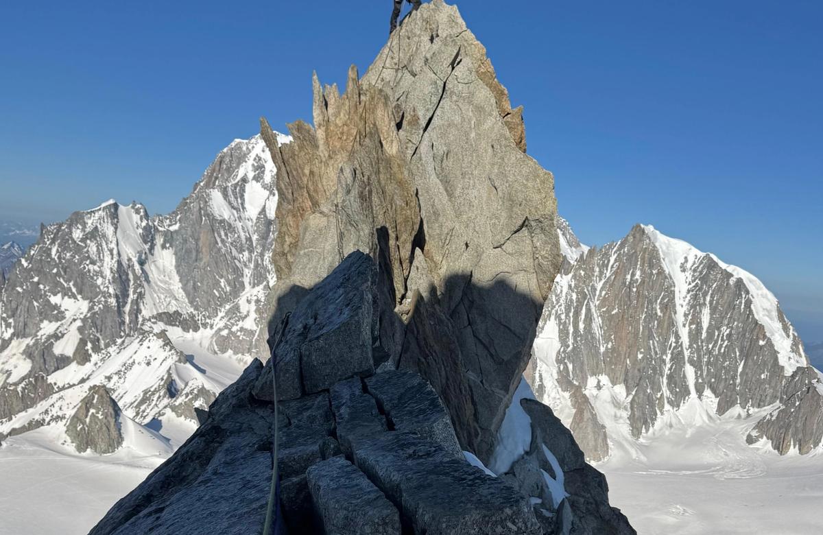 Dente del Gigante 4013m - Via Normale