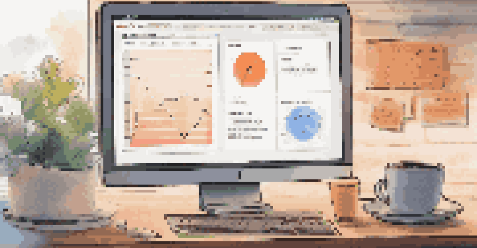 A close-up of a computer screen showing a ChatOps interface with notifications, set in a cozy workspace with warm lighting.