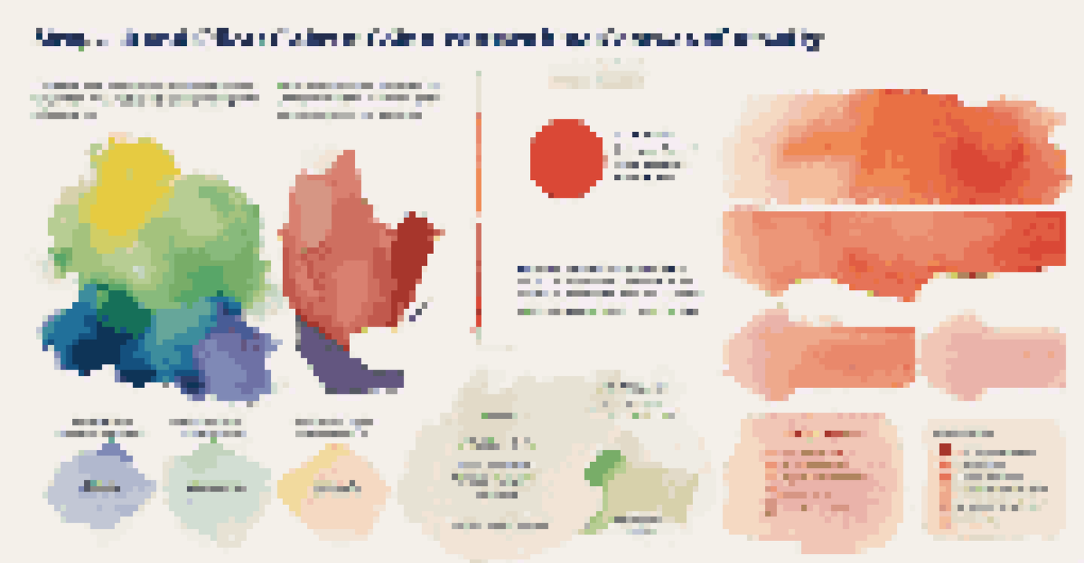 An informative infographic displaying comparisons of text on different background colors, illustrating poor and good contrast, with clear visuals and a caption emphasizing the importance of readability.