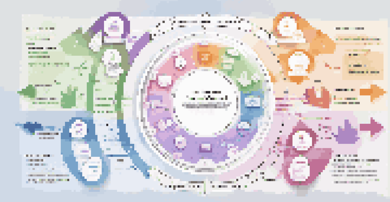 An animated infographic illustrating the user feedback cycle in software development with colorful icons and arrows.