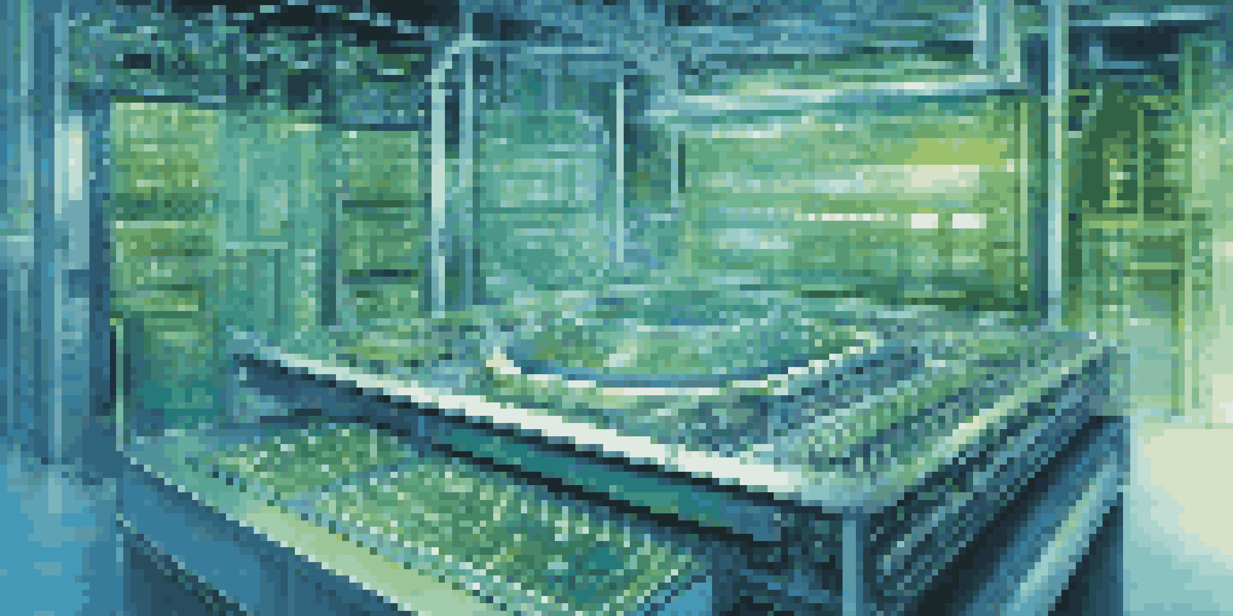 A detailed close-up of a futuristic quantum computer with glowing qubits and intricate circuits in a high-tech laboratory setting.