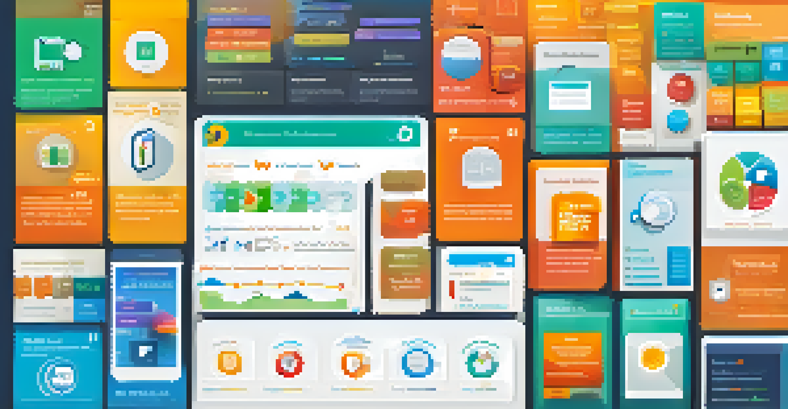 An infographic illustrating mobile app optimization techniques with colorful icons and a clean layout.