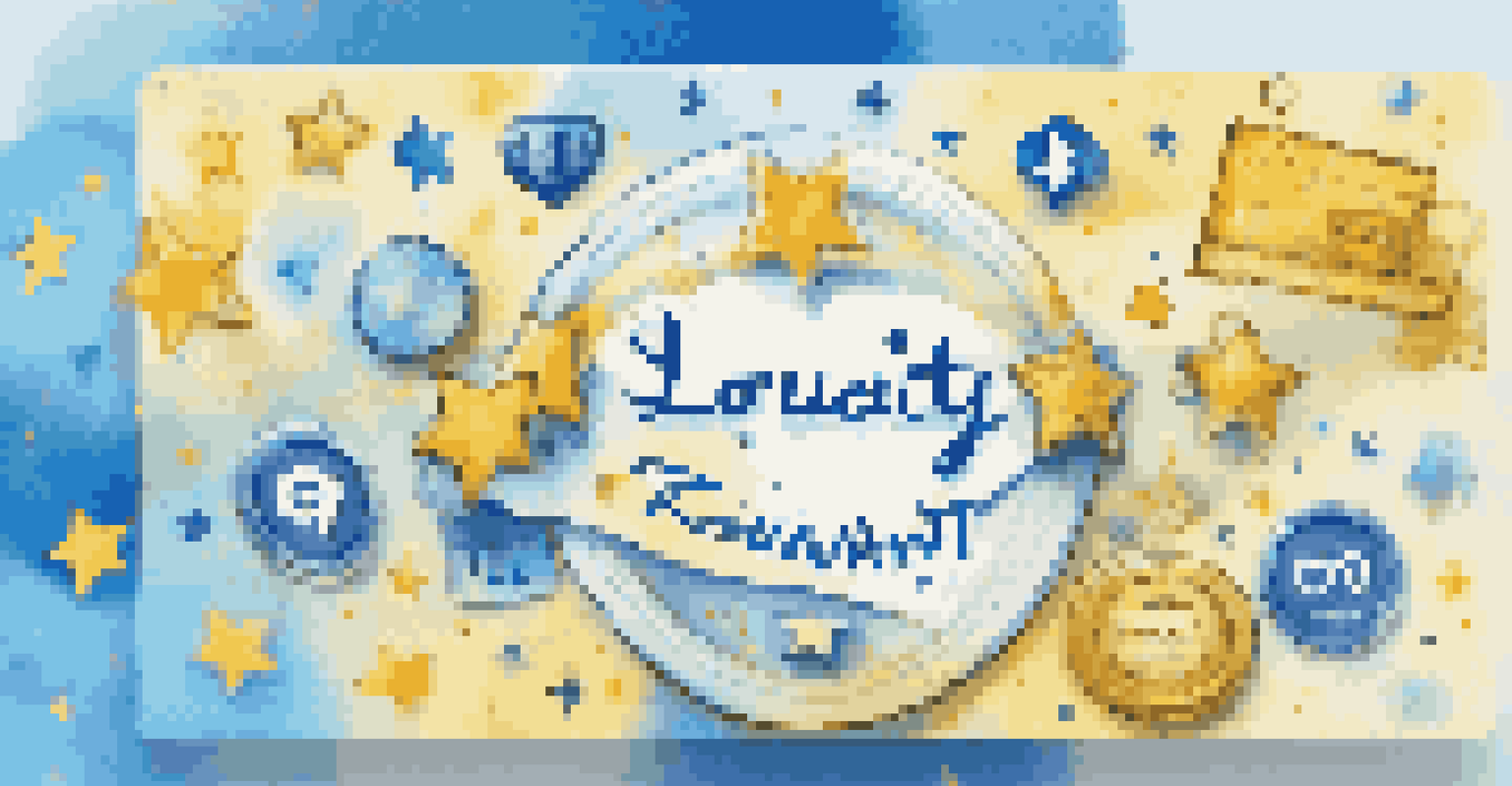 A vibrant social media graphic promoting a loyalty program with stars, badges, and exclusive offers.