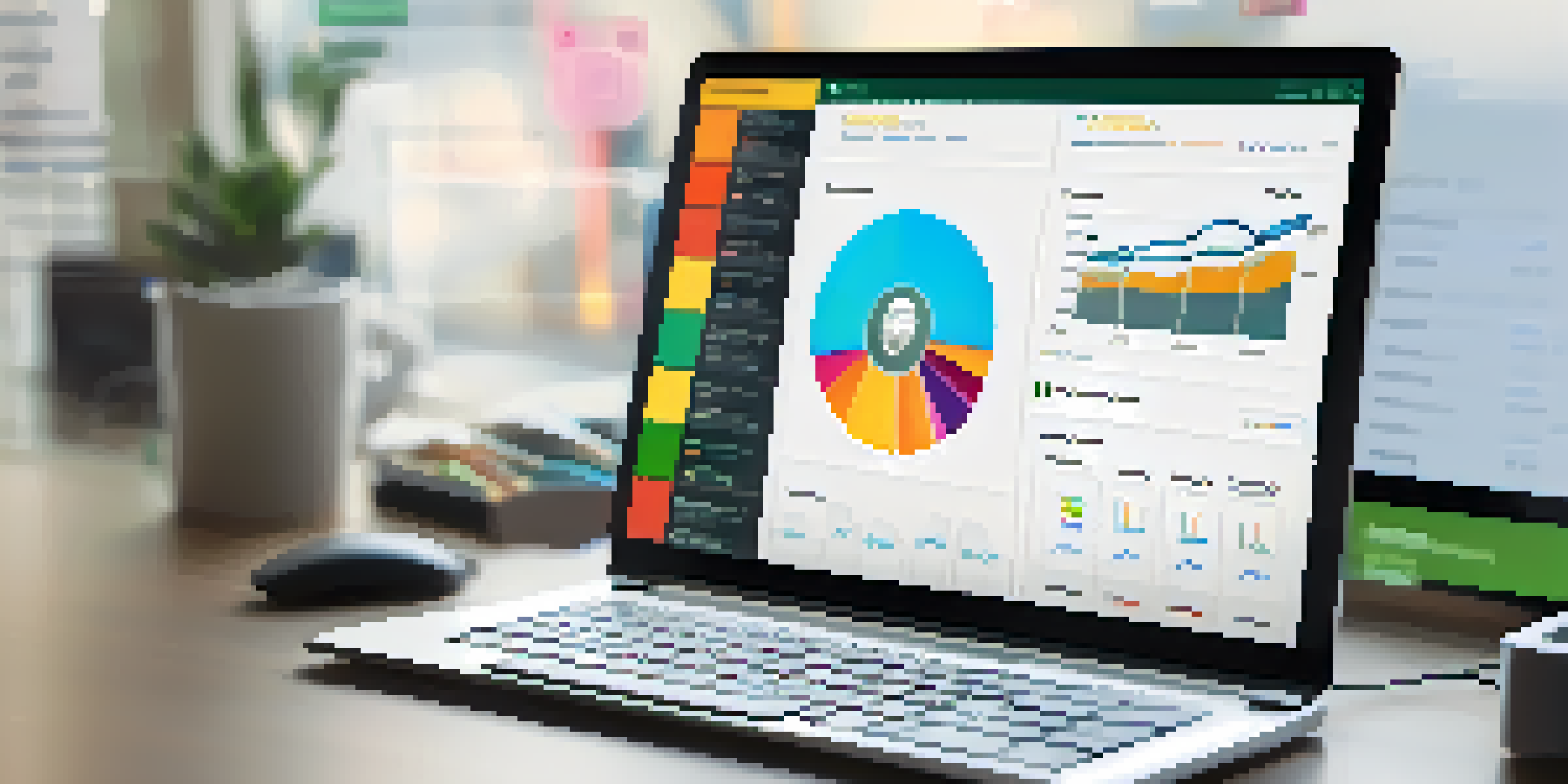 A digital identity management dashboard showcasing user analytics and security features on a computer screen.