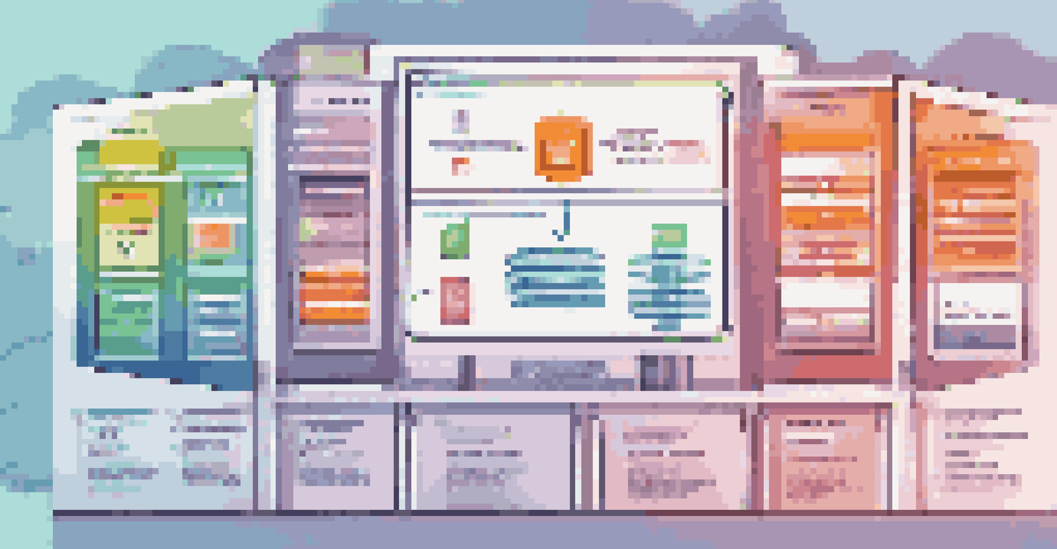 An infographic illustrating various website hosting types, featuring icons for shared, VPS, dedicated, and cloud hosting in vibrant colors.