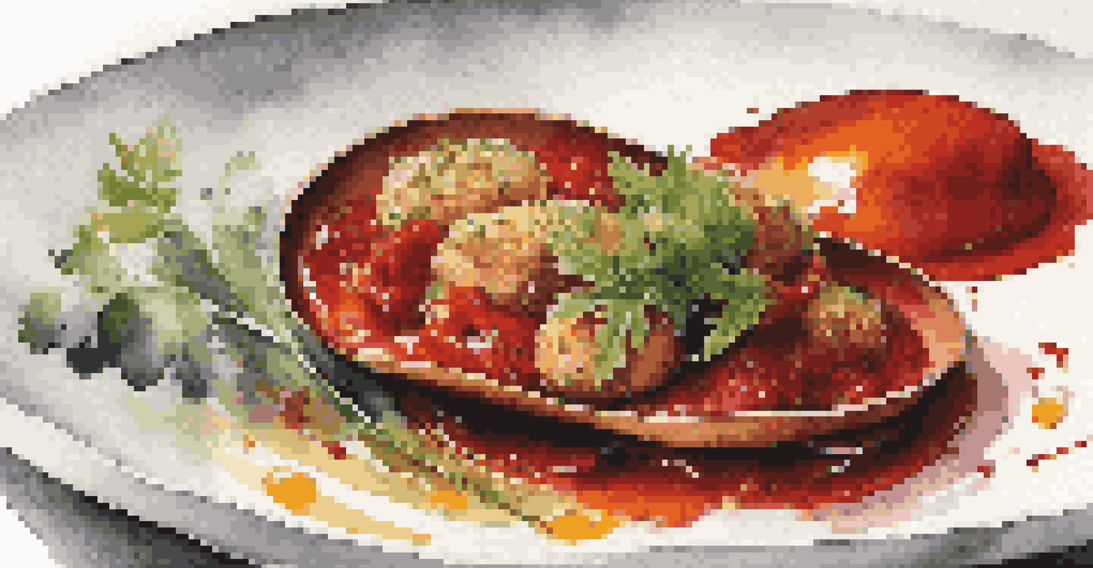 A beautifully plated gourmet dish with vibrant colors and intricate presentation, featuring herbs, sauces, and textures.