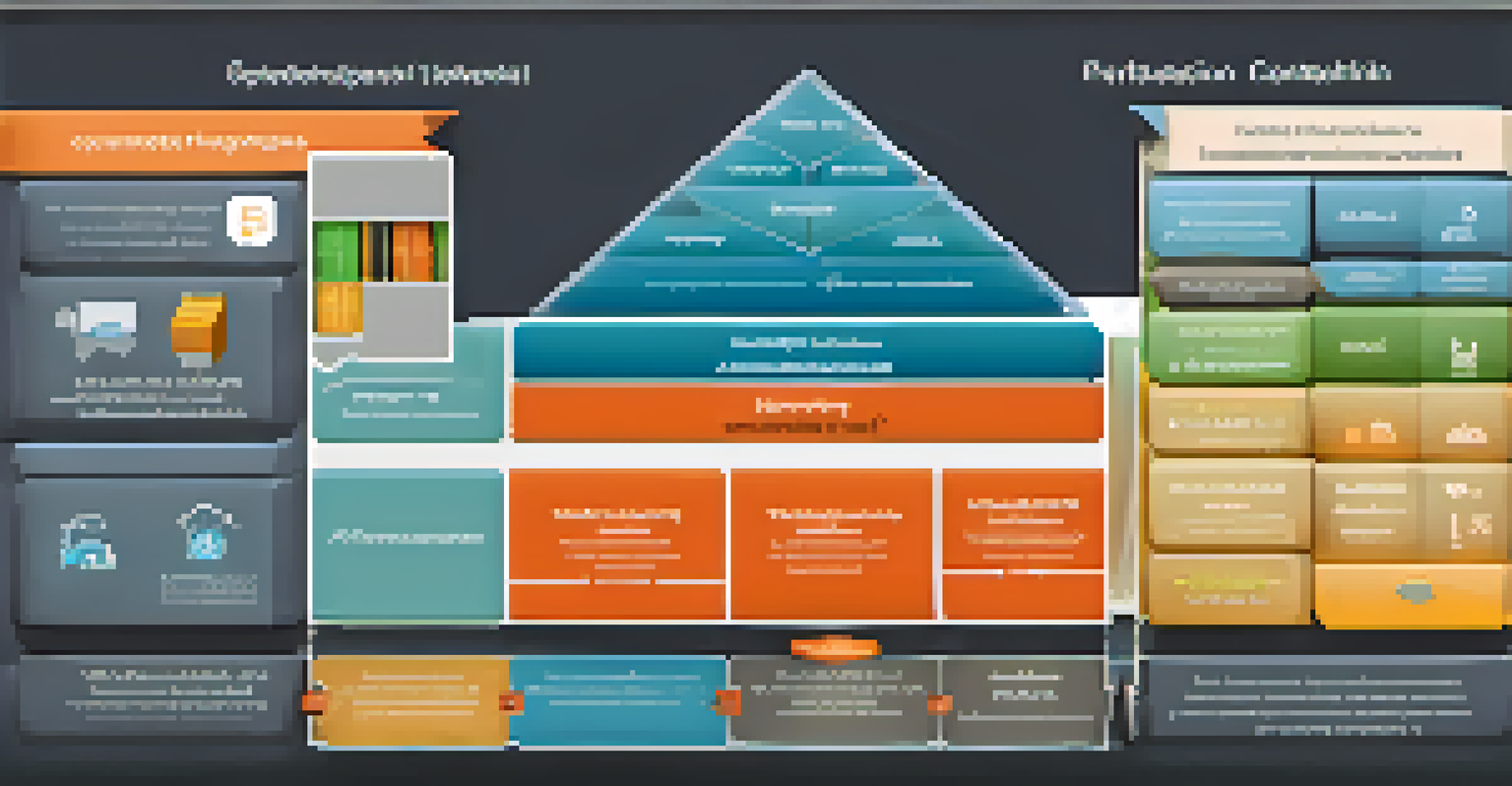 An infographic comparing the advantages and limitations of containerization and traditional deployment methods.