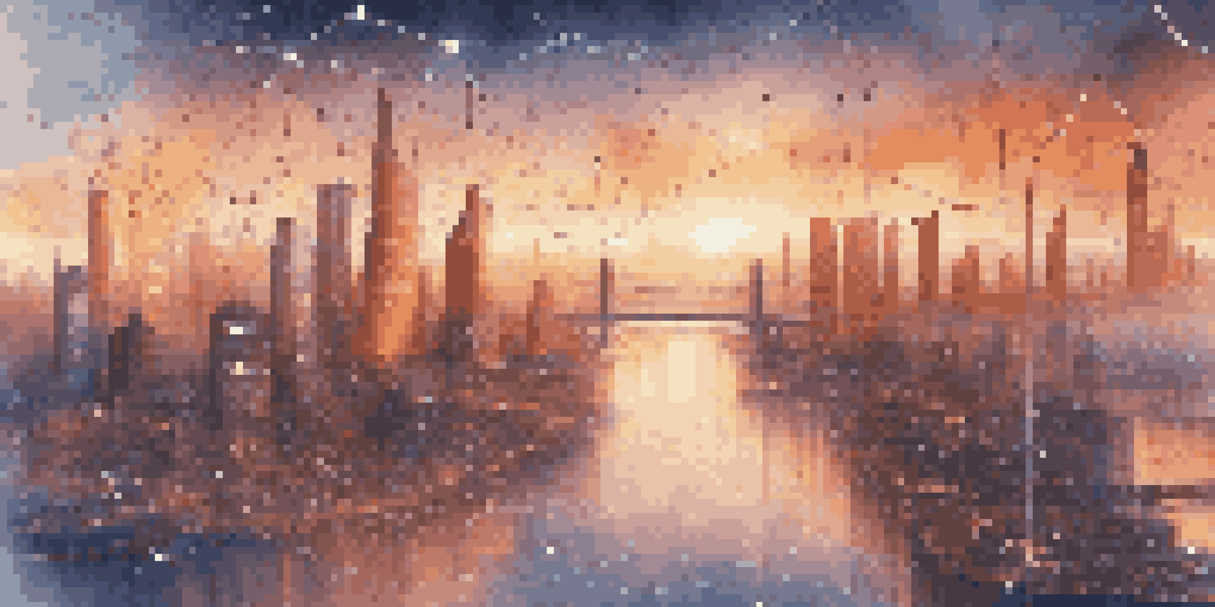 A futuristic city skyline with interconnected nodes and digital data streams, representing digital identity governance.