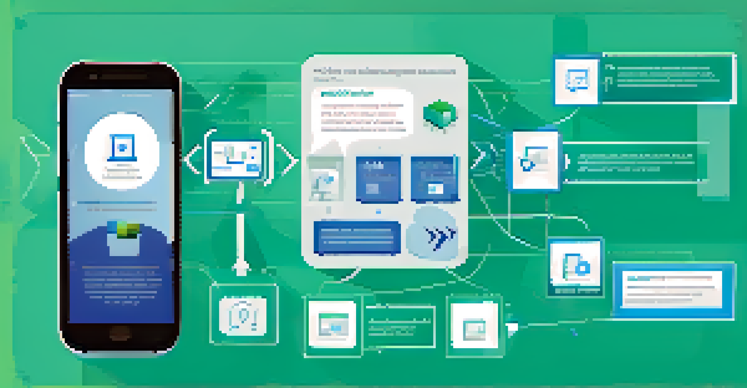 An infographic illustrating multi-factor authentication methods with icons for password, smartphone, and fingerprint, in a modern color palette.