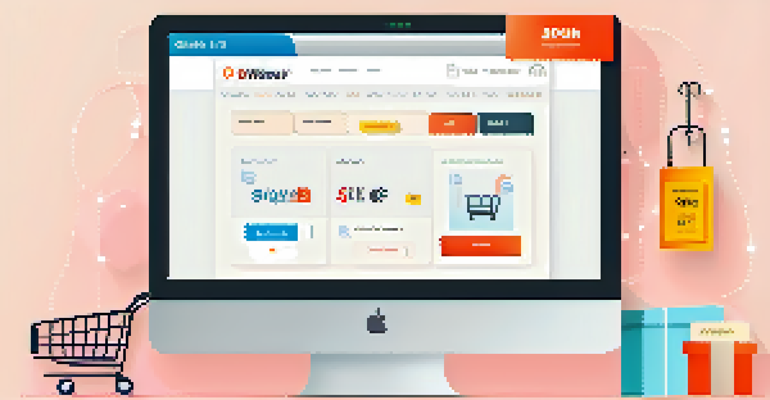 A user-friendly e-commerce payment gateway interface displayed on a computer screen with product images and payment options.