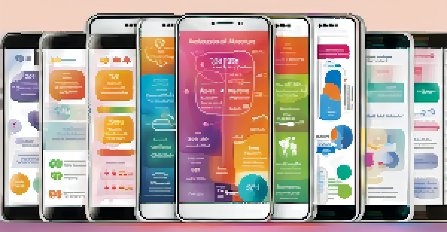 An infographic showing a smartphone with a digital therapeutic app interface and icons for different health conditions, emphasizing personalization.