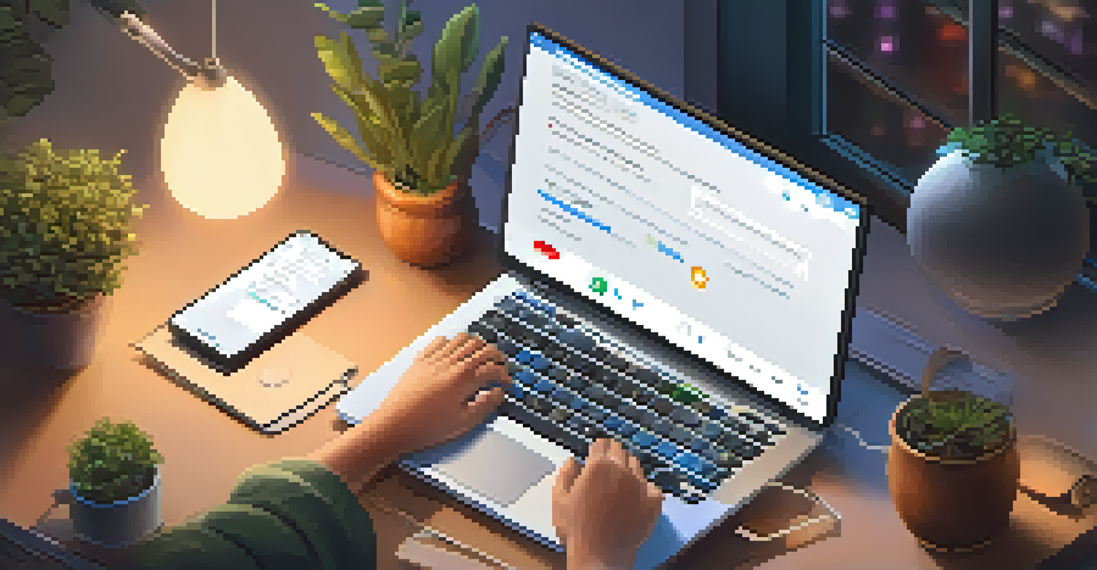 A person using multi-factor authentication on a laptop, receiving a verification code on their smartphone.