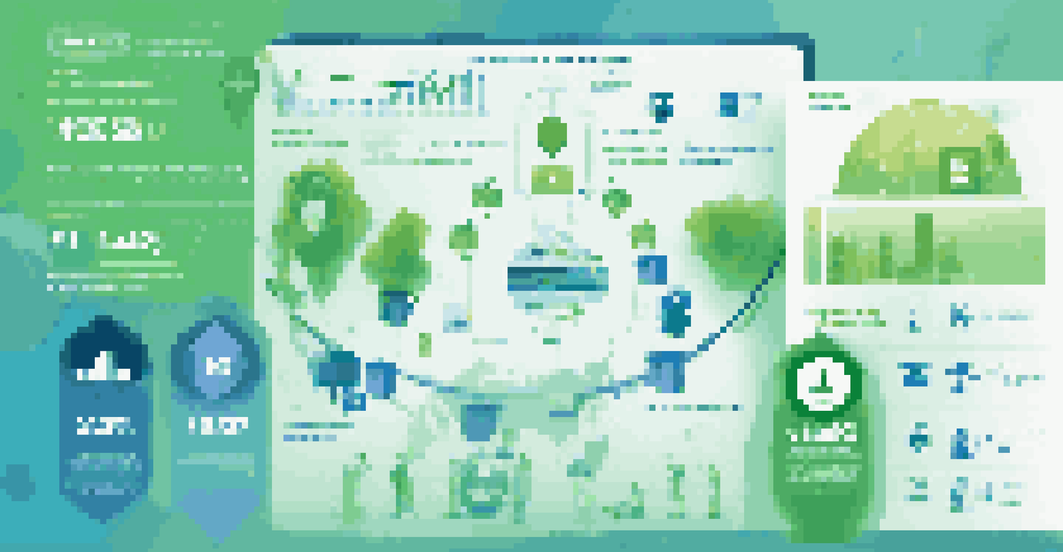 An infographic illustrating the growth of B2B e-commerce with icons and graphs showing upward trends.