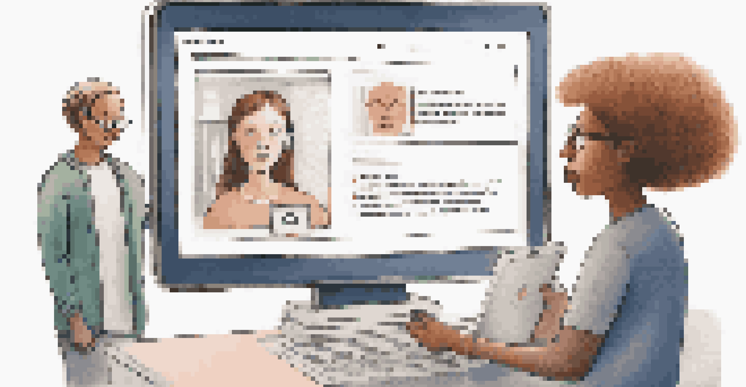 A split-screen image showing a user enjoying personalized content on a tablet and another user concerned about privacy settings on a computer.