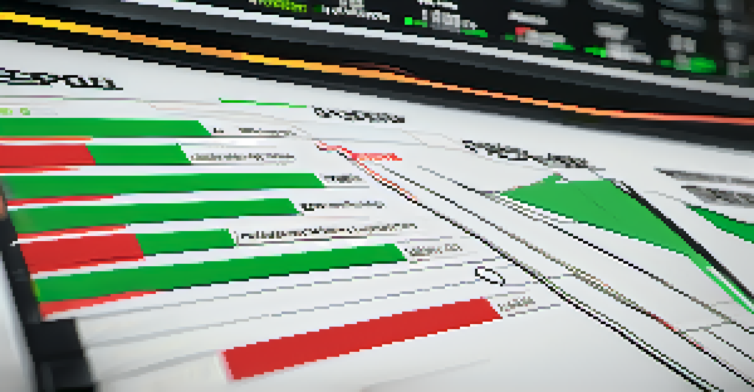 A close-up view of a computer screen displaying KPIs with graphs and metrics, illustrating performance tracking in a modern workspace.