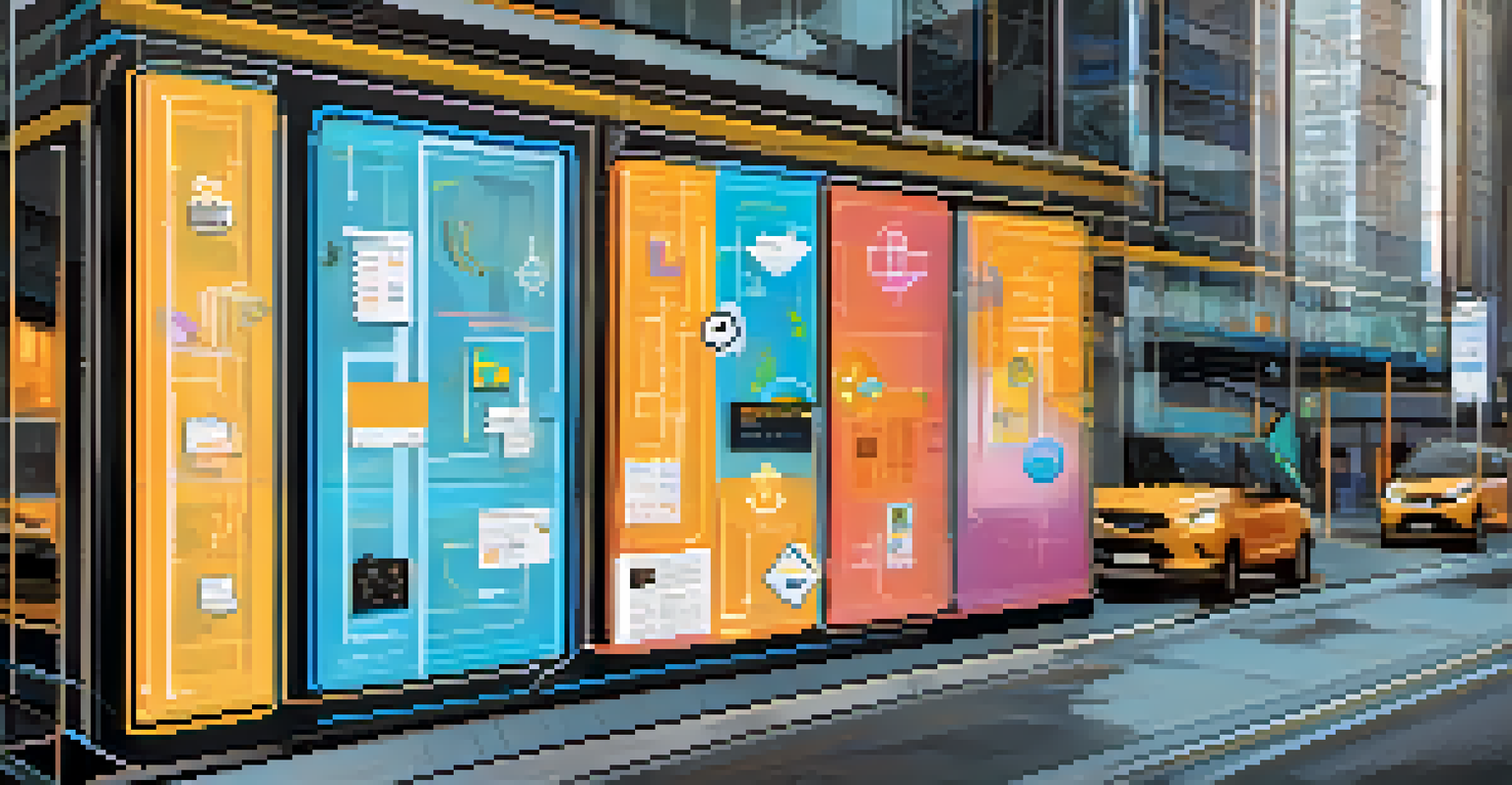 A composite image showing the applications of smart contracts in finance, real estate, and supply chain management.