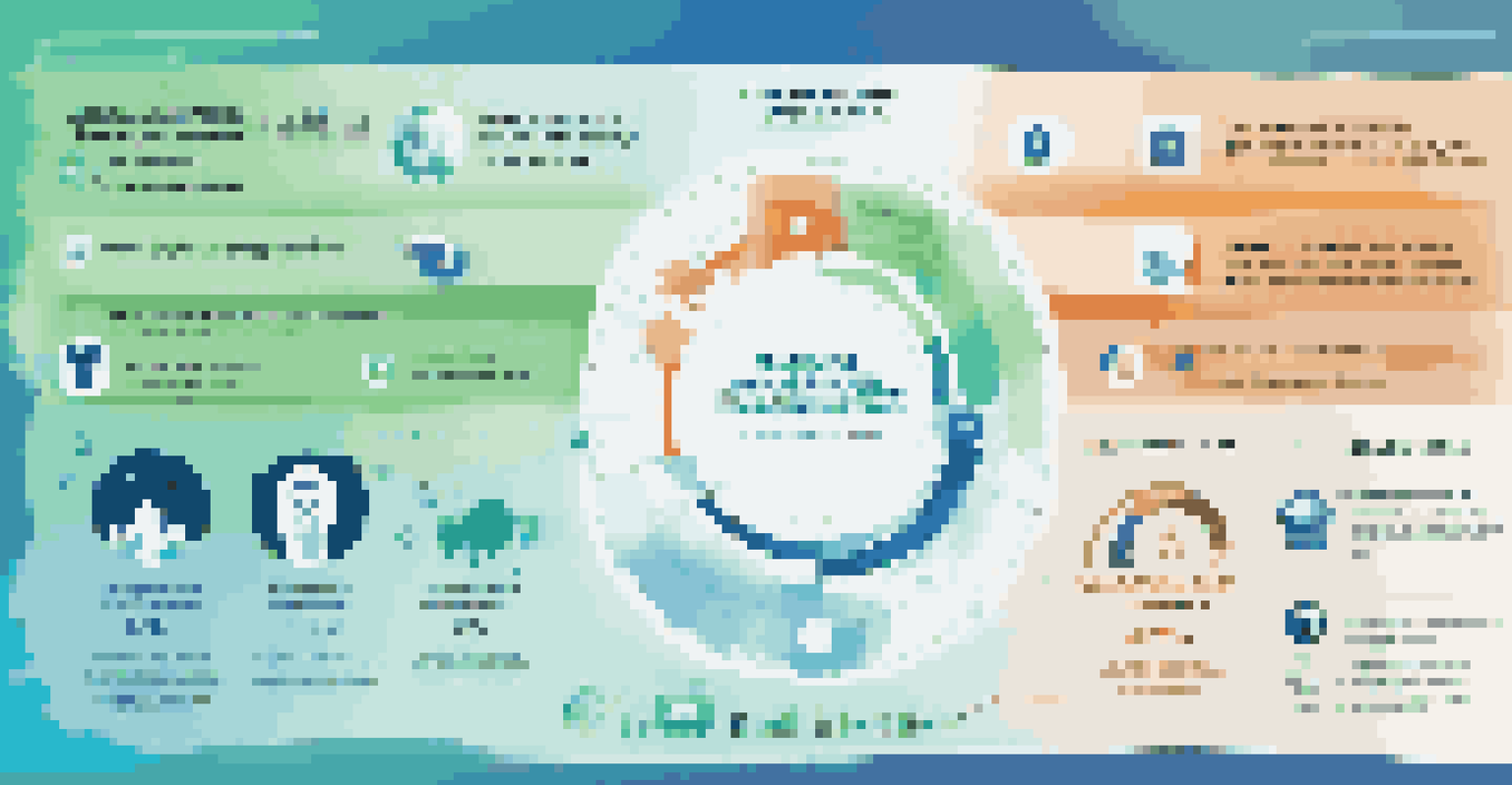 An infographic showing the benefits of social media advertising with icons and key statistics against a blue-green gradient background.