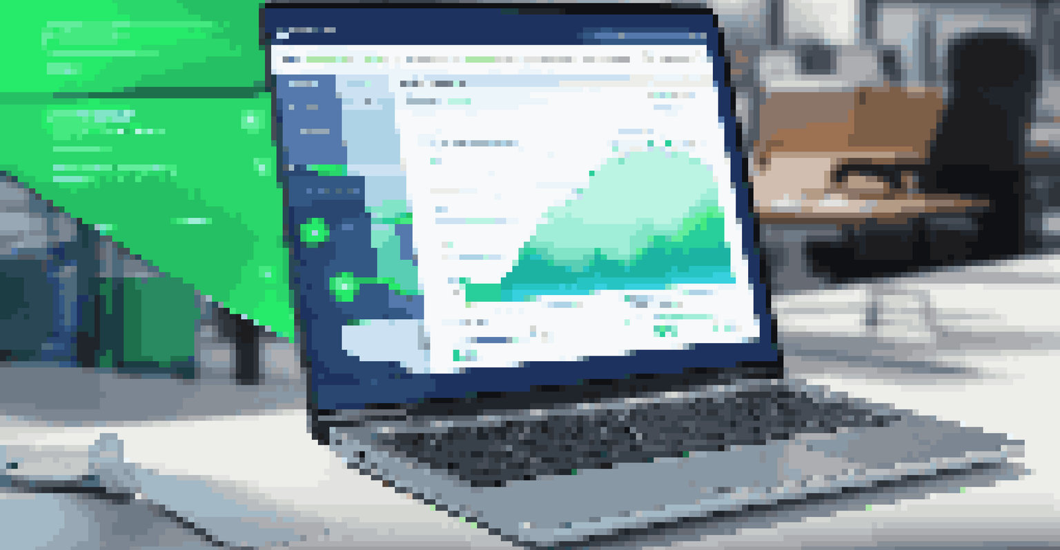 A laptop screen displaying a data backup and migration tool interface with a progress bar, set in a blurred office background.