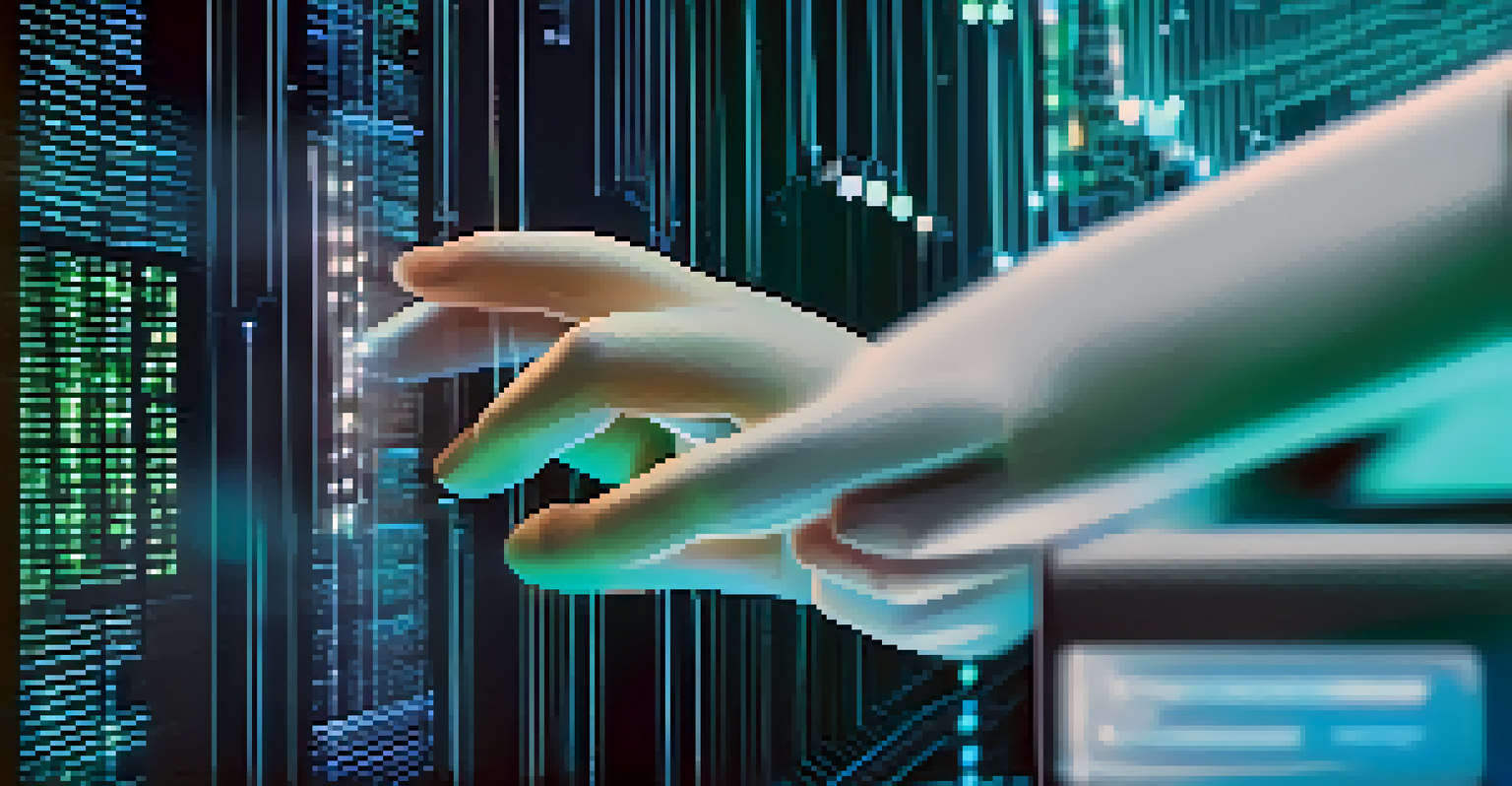 A close-up of hands navigating privacy settings on a digital screen, with various options visible.