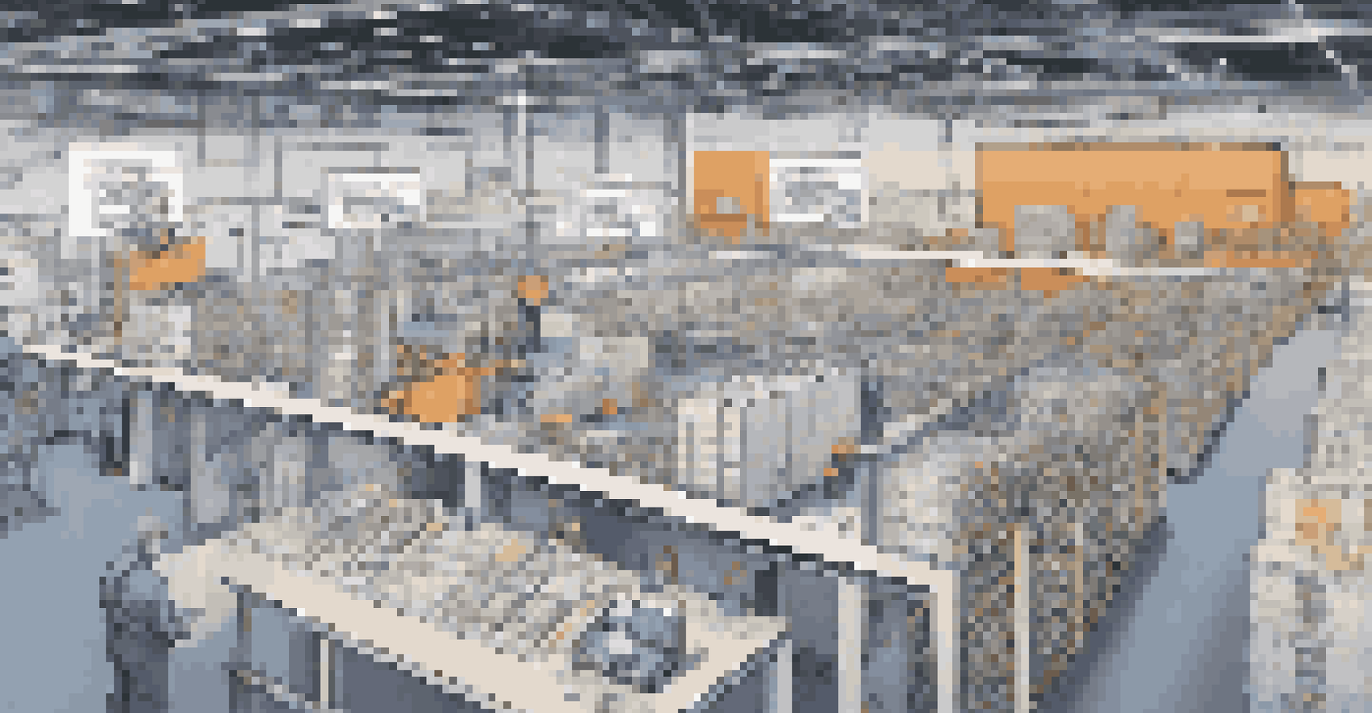 A split-screen comparison of a traditional supply chain with paperwork and a modern digital twin supply chain with data analytics and collaboration technology.