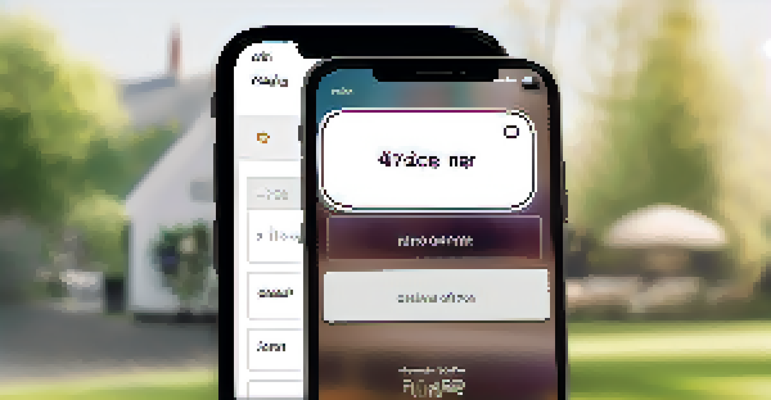 A close-up of a mobile device showcasing a user-friendly app interface with large call-to-action buttons, emphasizing the 'Limited Time Offer.'