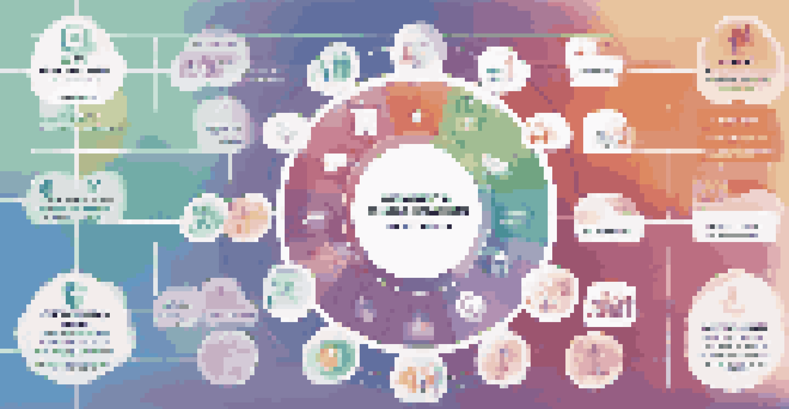 An infographic illustrating key components of effective data privacy training with colorful icons and descriptions.