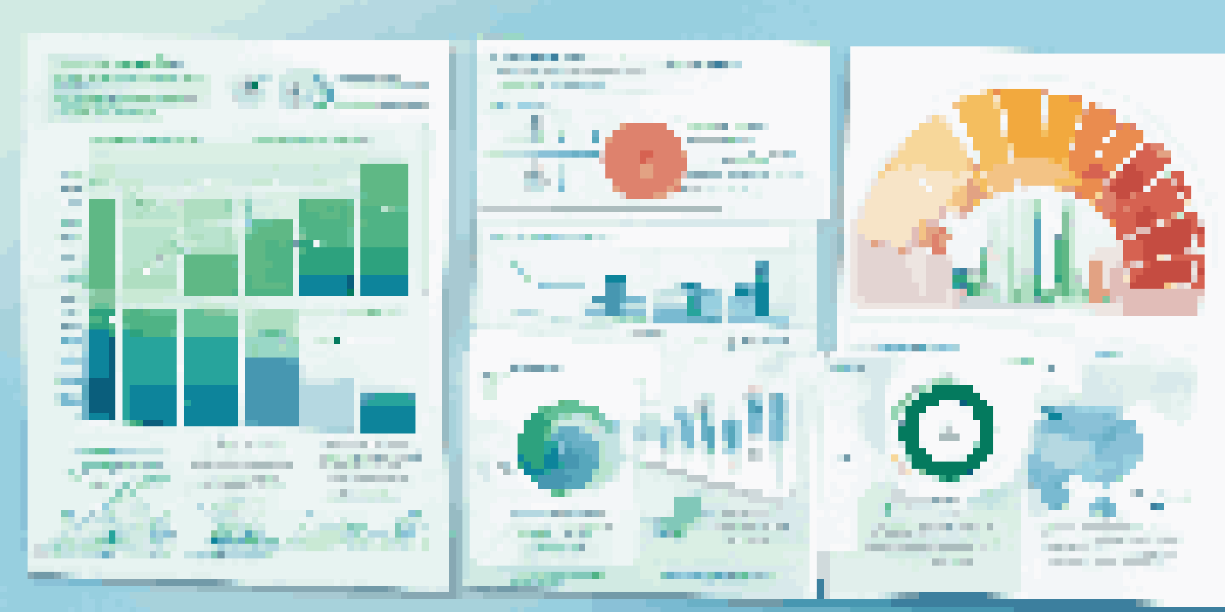 An infographic showcasing the significance of data visualization in healthcare, featuring colorful charts and graphs.