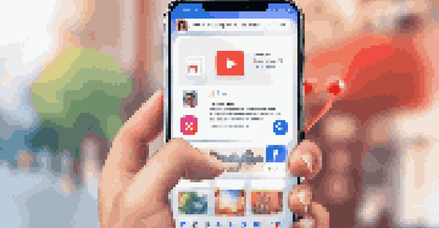 A smartphone screen showing a social media app with engaging content, likes, and comments visible.