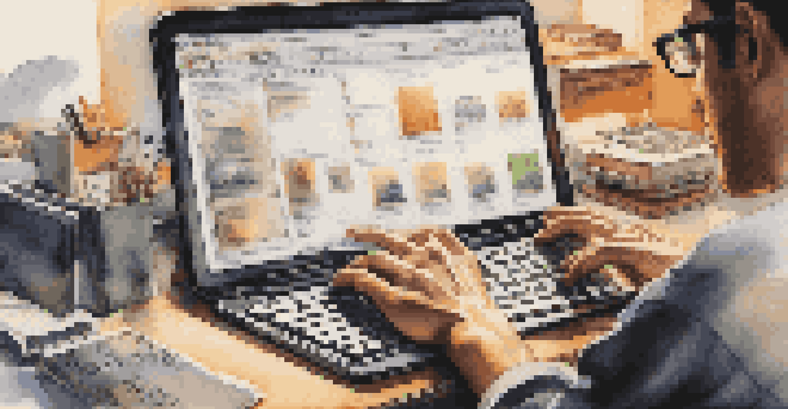 A close-up of a person working on a laptop in an office, with multiple application icons visible on the screen.