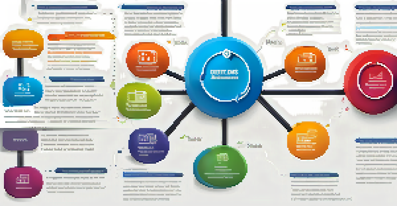 An infographic displaying the benefits of a CMS with colorful icons and clear text.