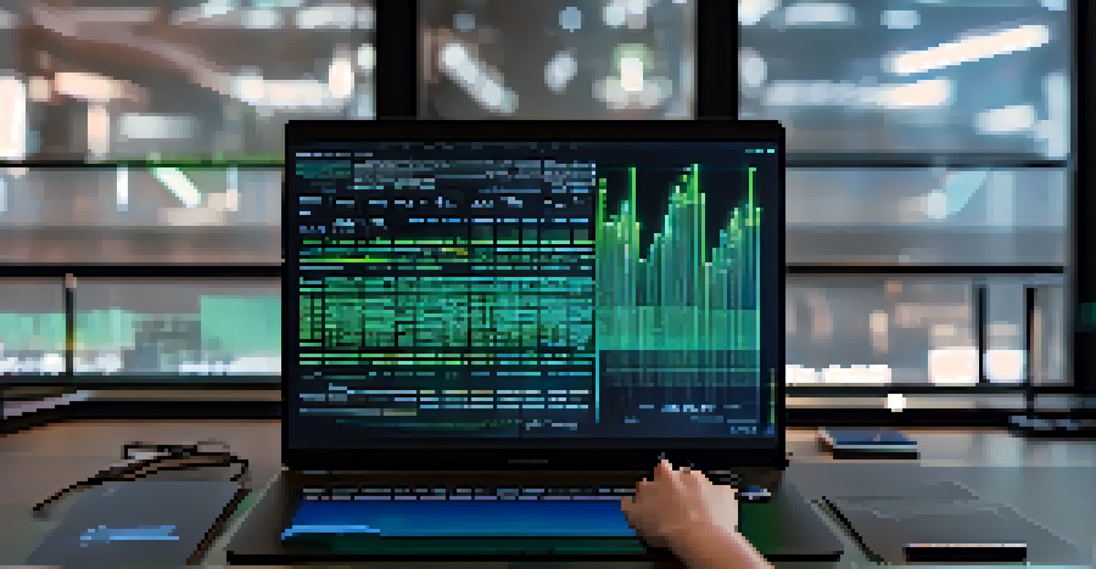 A close-up of a computer screen with machine learning code and data visualizations, highlighting active programming.
