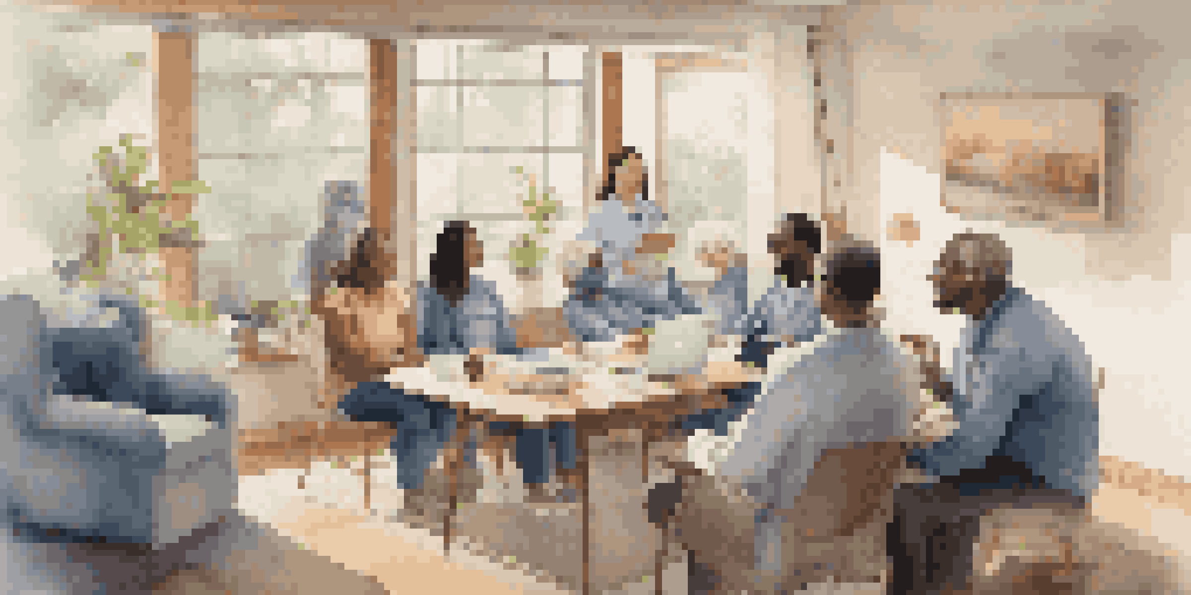 A telemedicine consultation taking place in a cozy home, with patients interacting with healthcare providers on a screen, surrounded by medical devices.