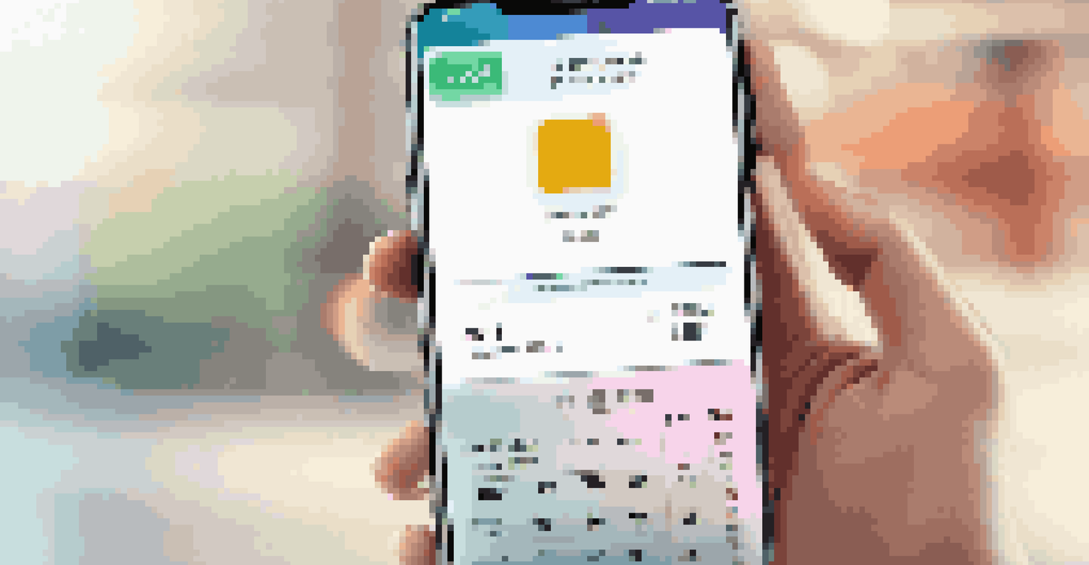 A close-up view of a smartphone displaying a digital payment app, with a blurred background that highlights the app's user-friendly interface.