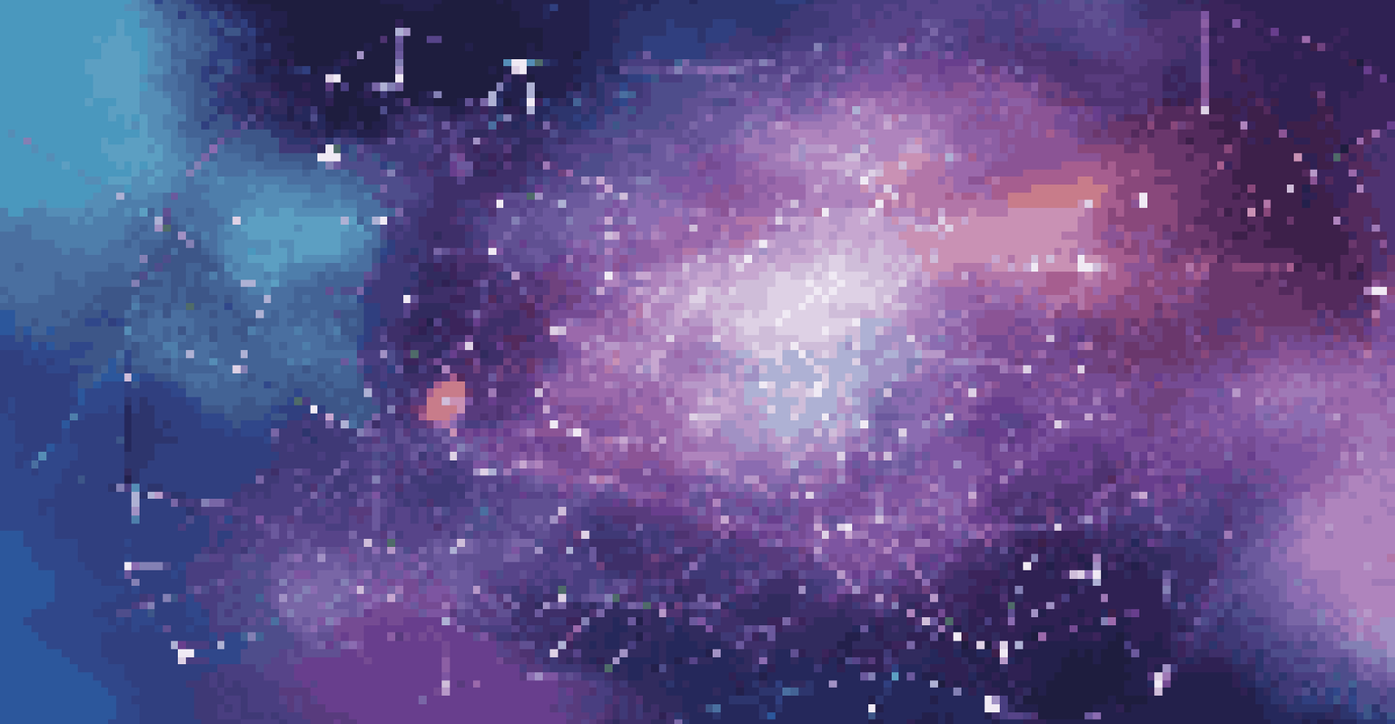 An abstract visualization of Edge AI technology with interconnected nodes and data streams on a gradient background.