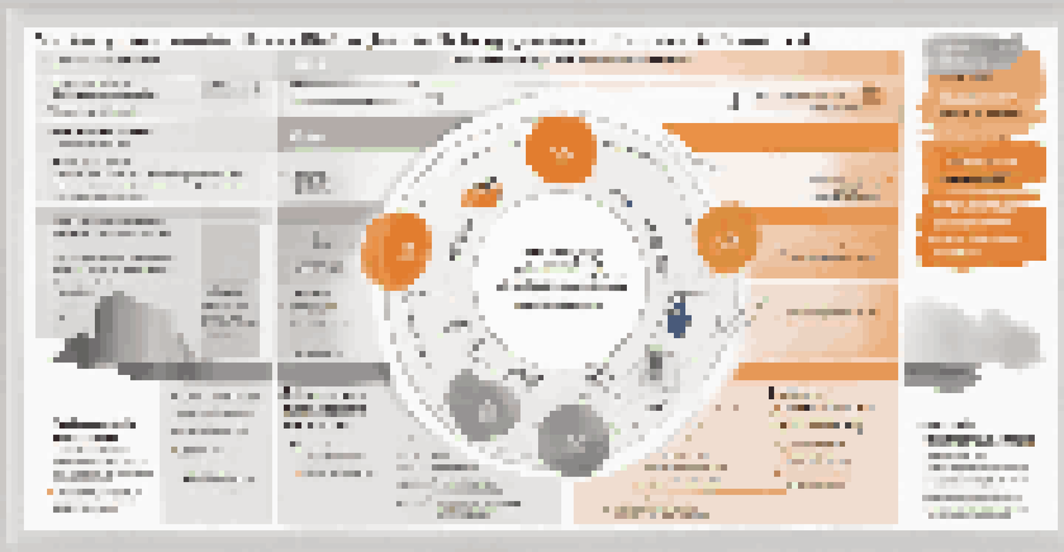 An informative infographic depicting the components of a data governance framework, clearly outlining roles, responsibilities, and processes.