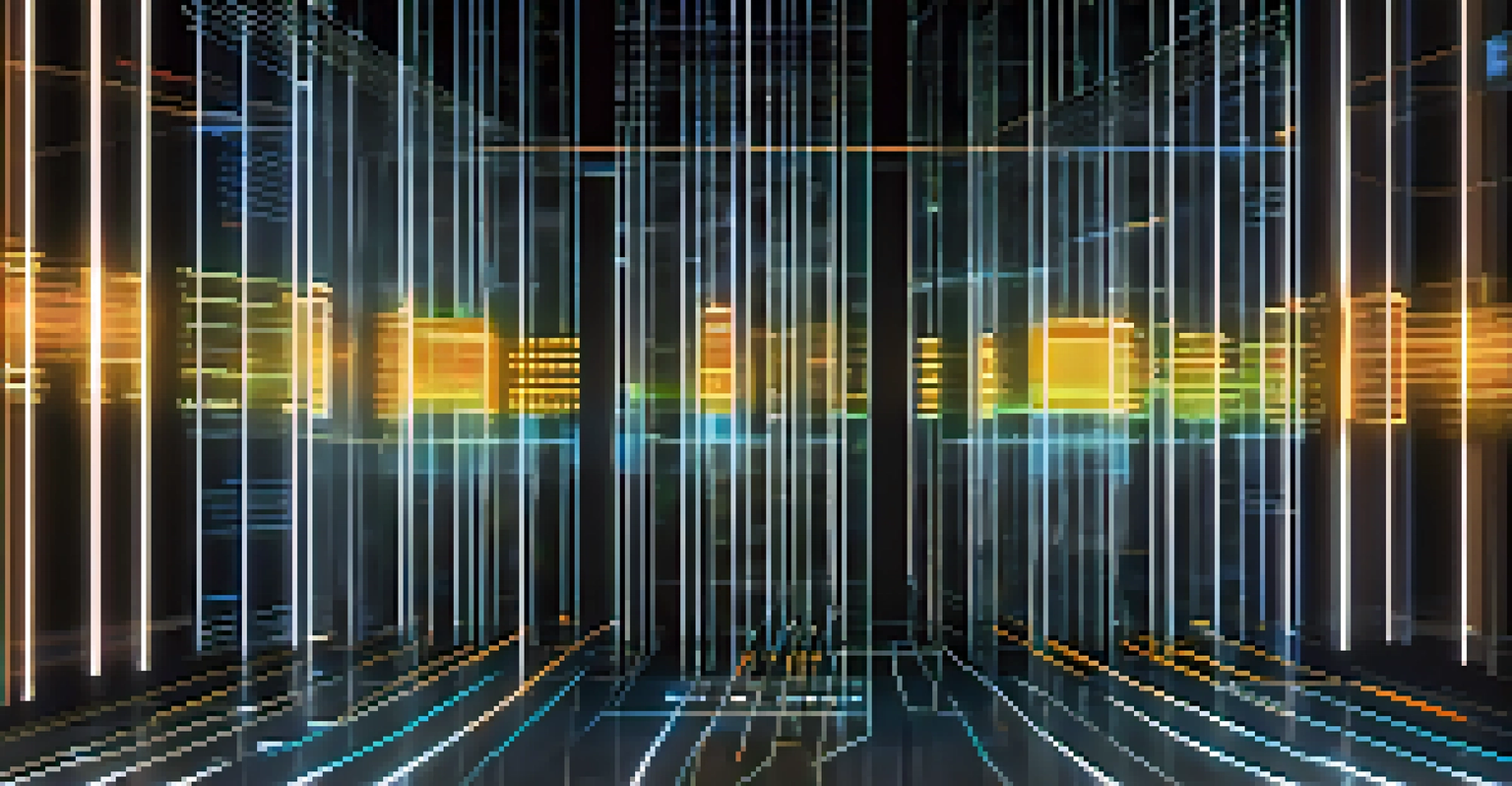 A split-screen image showing vertical scaling with a single powerful server and horizontal scaling with multiple connected servers against a circuit pattern backdrop.