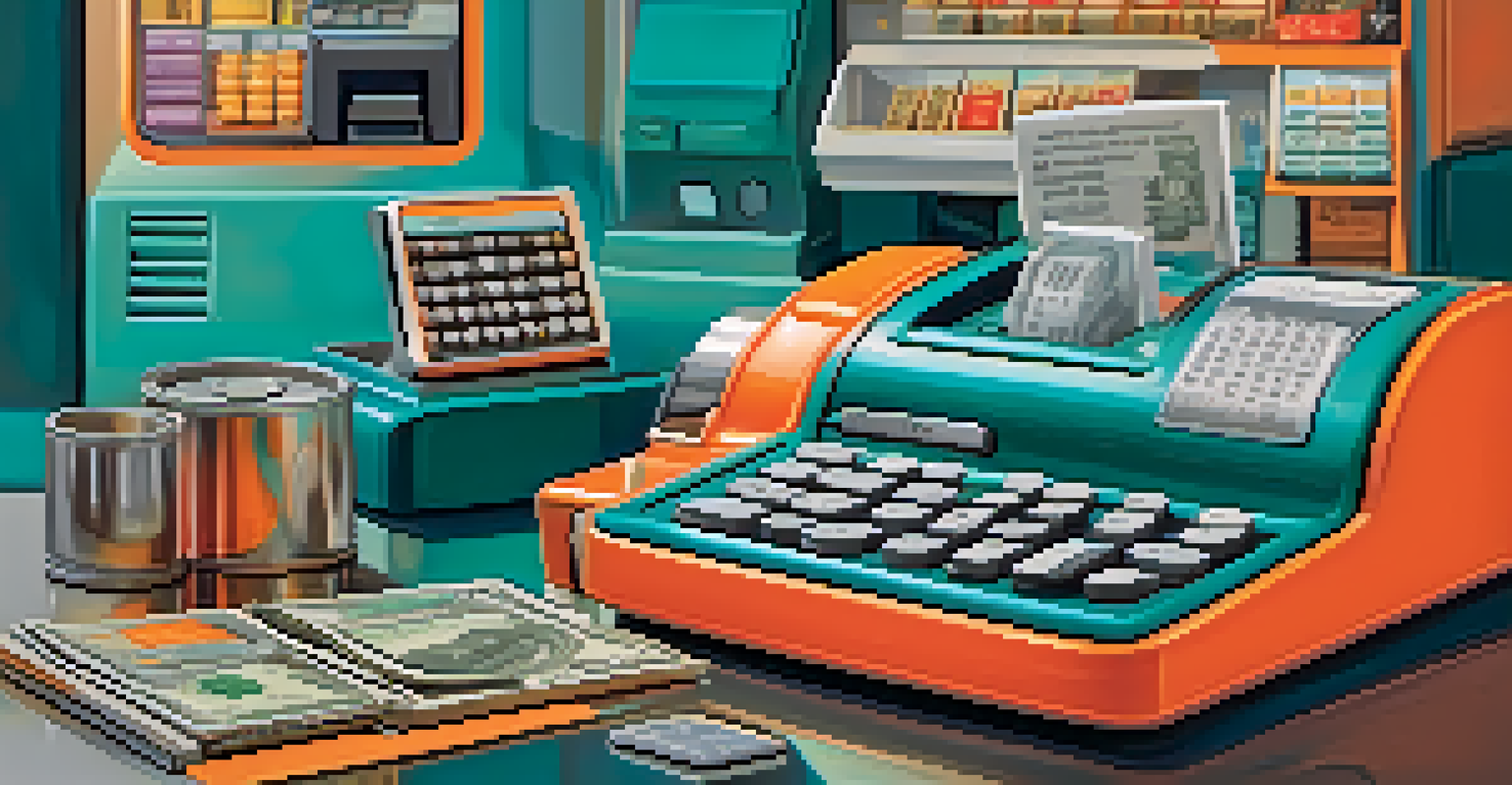 An abstract image showing the transition from traditional technology to modern digital solutions, with vibrant colors.